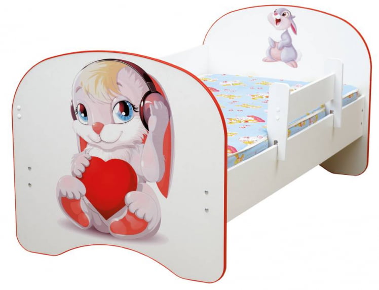 Кровать детская с фотопечатью без ящика 800*1600 Зоопарк_0