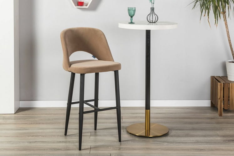 Кресло Бар. Lars Б Diag beige/черный_7