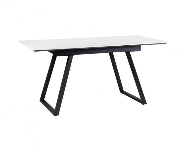 Стол Пеле раздвиж. 120-160 Светлый мрамор/Бабочка_2