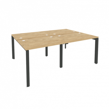 Рабочая станция на П-образном м/к ONIX O.MP-D.RS-4.1.7 Тиквуд Светлый/Антрацит_0