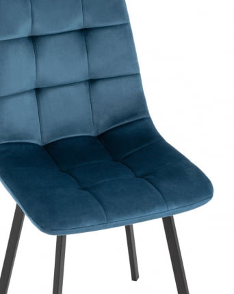 Стул Chilly велюр сине-зеленый 2 шт. комплект_4