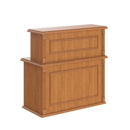 Стойка ресепшен RMS 120 Орех гарда_0