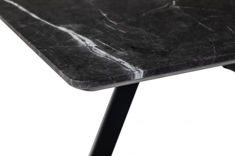 Стол Пеле раздвиж. 120-160 Темный мрамор/Бабочка_4