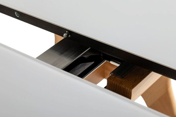 Стол раскладной Нарвик Glass 140-180 Automatic Natur/Light matte glass_8