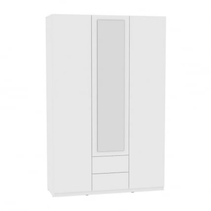 Шкаф распашный R-198х135х45-2-PO-M(Белый)_0