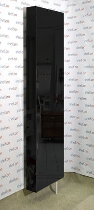 Поворотный шкаф в черном стекле Drive SP Черный_0