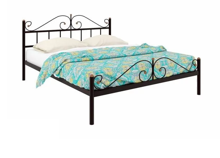 Кровать Диана Plus 1200х2000 Черная_0