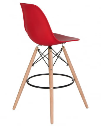 Стул барный DOBRIN DSW BAR Красный R-02_2