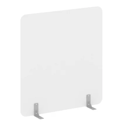 Перегородки на металлических опорах на фетровых подпятниках R-line DP.F-140-150 Белый Бриллиант_0