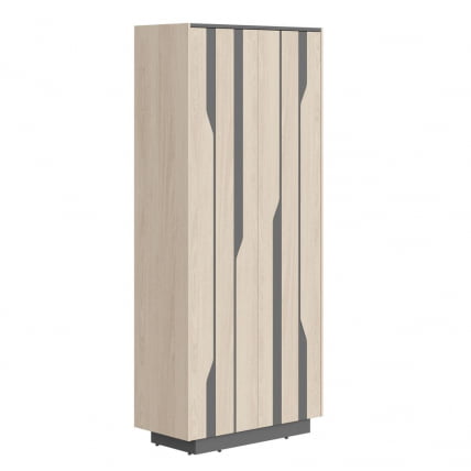 Шкаф для одежды Line СФ-574401 Дуб светлый Черный графит_0