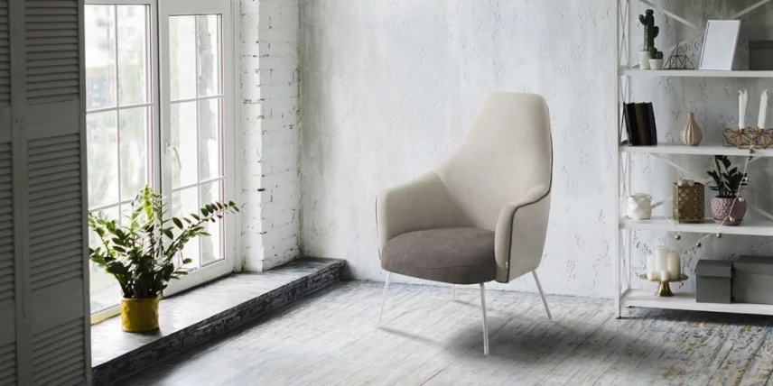 Кресло-качалка Micuna (Микуна) Wing/Moom white текстиль light grey/dark grey_4