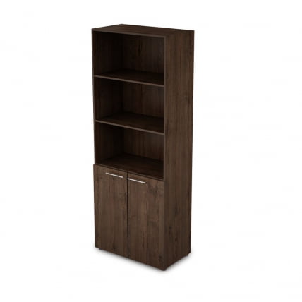 Шкаф стеллаж высокий полузакрытый TAIM-MAX 4Ш.005.2 Брауни_0
