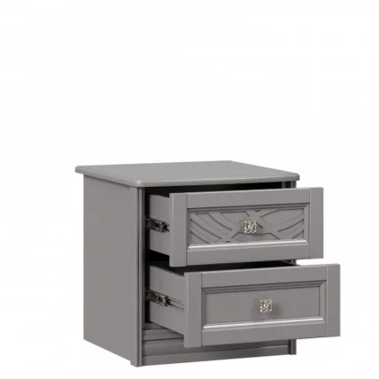 Тумба прикроватная Джулия ЛД 695.030.000 Оникс серый_1