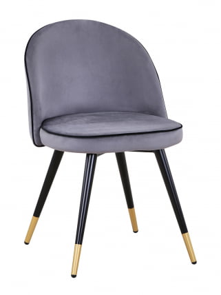 Стул Gabi LUX велюр Серый_0