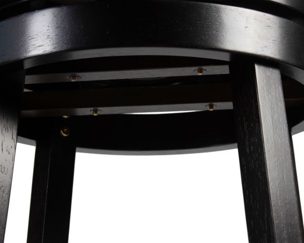 Вращающийся полубарный стул DOBRIN TONY COUNTER (капучино, черный) 2 шт_4