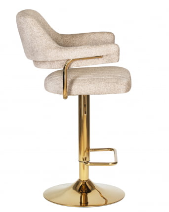 Стул барный ДОБРИН CХАРЛЙ ГОЛД (бежевый твид (ЛЕО26)) / DOBRIN CHARLY GOLD (LEO26))_2