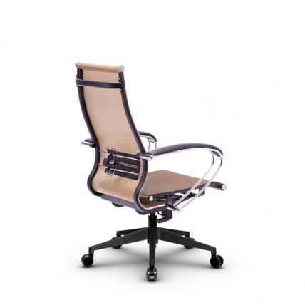 Кресло офисное МЕТТА B 2m 9/K131, Основание 17832 Комплект 4 Золотой ротанг_2