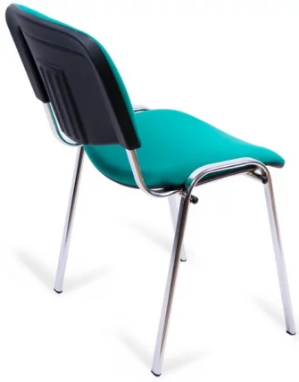 Стул ZP_UP_EChair Rio ИЗО хром ткань зеленая 550731_3