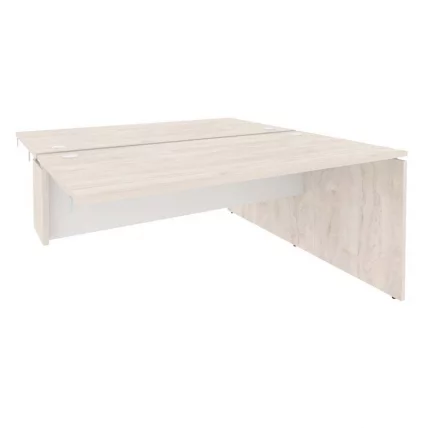 Стол-приставка двойной к опорным элементам ONIX O.D.SPR-4.8 Денвер Светлый/Белый_0