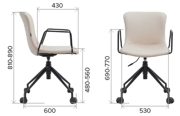 Операторское кресло Everprof Expo Экокожа Черный_6