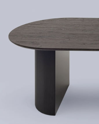 Стол обеденный Ballet 200*100*75 Темное дерево_6