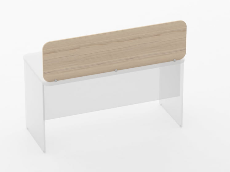 Экран разделительный прямой Glassy 5.14.14 Бук светлый_1