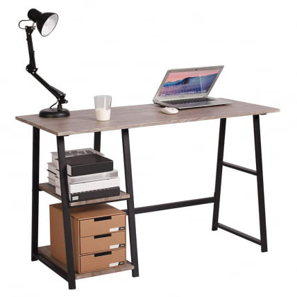 Стол на металлокаркасе BRABIX LOFT CD-006 Мореный дуб_1