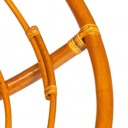 Диван MAMASAN/МАМАСАН 23/02 W /с подушкой/ 169х102х80 см, Pecan (орех), матрац 182х119 см, ткань серо-бежевая 3М 16/2_10