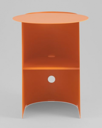 Журнальный столик Floire металл оранжевый_5