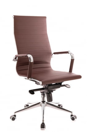 Кресло руководителя Everprof Rio M Экокожа Triks Коричневый_1