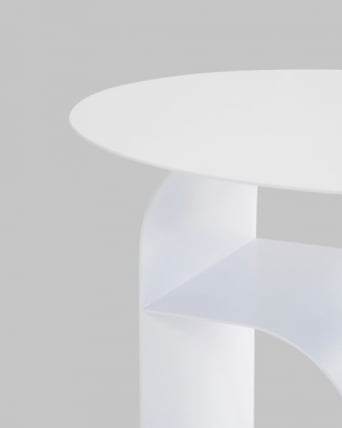 Журнальный столик Arwel металл белый_8