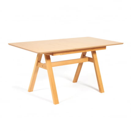 Стол раскладной Ricco (Рикко) основание бук, столешница мдф, 80x120+40*75см, Натуральный_2