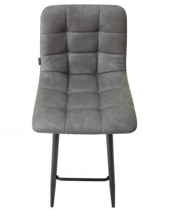 Стул барный DOBRIN NICOLE Серая экокожа RU-08_6