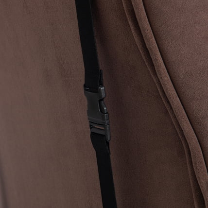 Кресло DRIVER (22) флок/ткань, коричневый, 6/TW-24_12