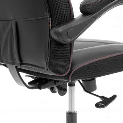 Кресло Arena metalBL кож/зам, черный/черный карбон, 36-6/карбон черный_12