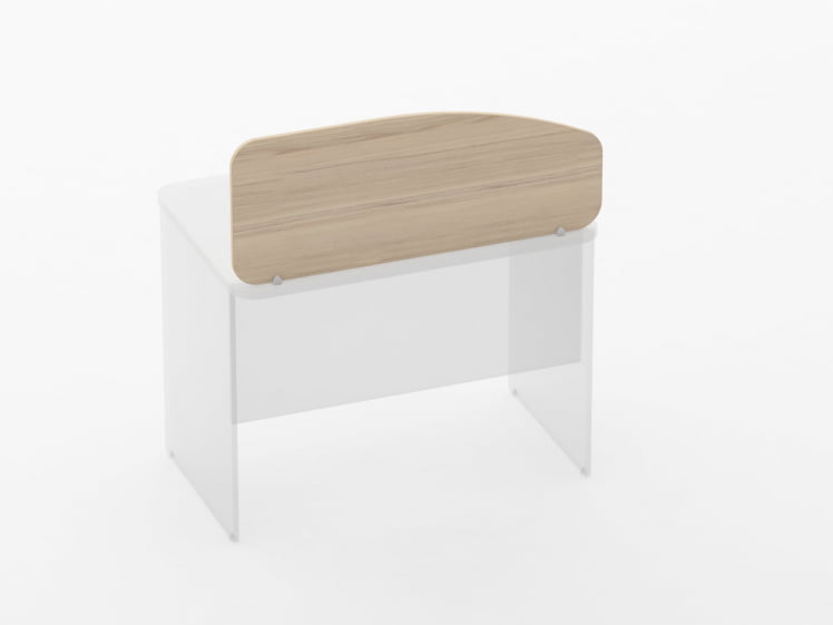 Экран разделительный Glassy 5.12.10 Дуб молочный_1