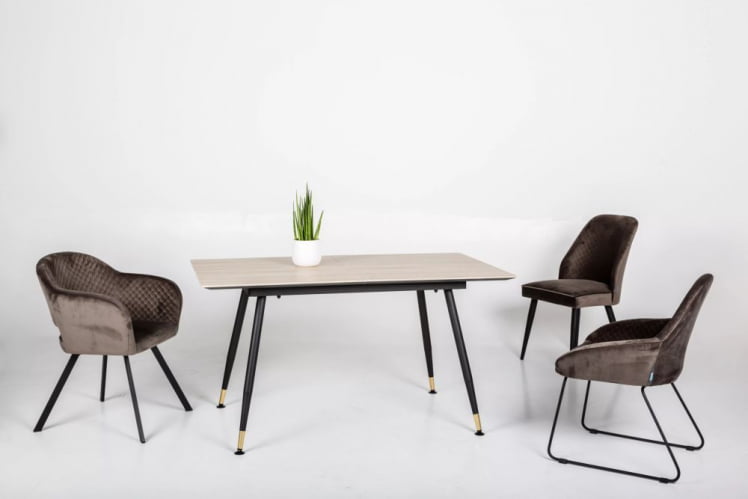 Кресло Oscar Arki микровелюр Желтый_9