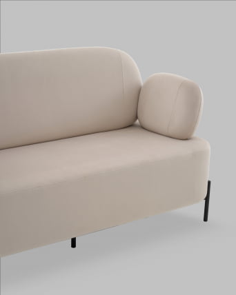 Диван Кэнди 2Д велюр бежевый_7