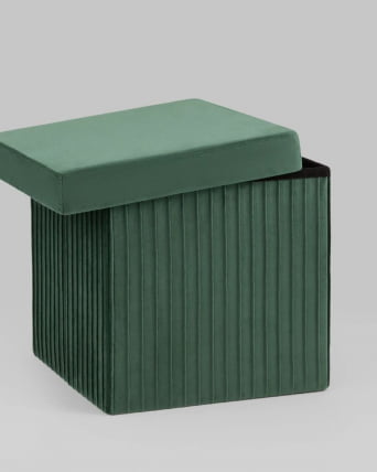 Пуф складной с ящиком Store Square Зеленый_4