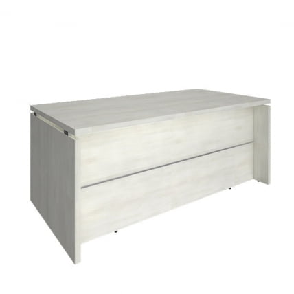 Стол руководителя YALTA LT-A18 Снежная Платина_0