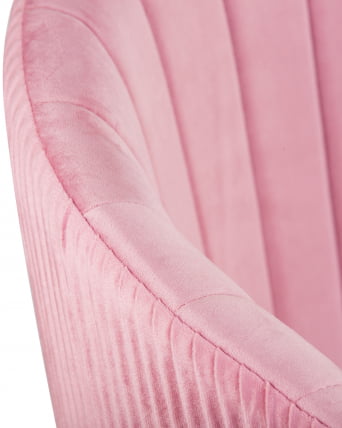 Стул обеденный DOBRIN MARY Розовый велюр 1922-16_8