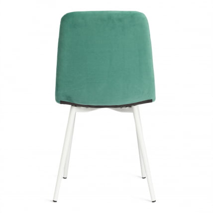 Стул CХИЛЛЙ МАКС Велюр/металл , 45 х 54 х 90 см , бирюзово-зеленый/белый / CHILLY MAX_3