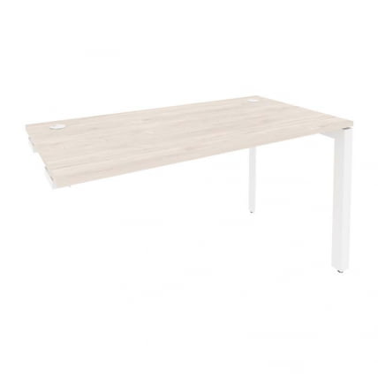 Стол-приставка на П-образном м/к к опорным элементам ONIX O.MP-SPR-3.7 Денвер Светлый/Белый_0