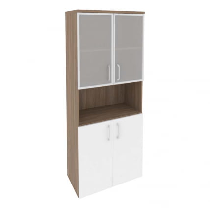 Шкаф высокий широкий ONIX O.ST-1.4R Дуб Аризона/Белый_0