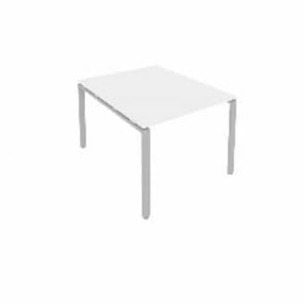 Переговорный стол (1 столешница) Metal System Б.ПРГ-1.1 Белый/Серый_0
