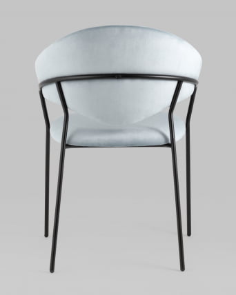 Стул Алексис велюр Пыльно-голубой_4