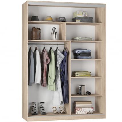 Шкаф-купе B-230х160х60-1(ЯШС-D9D9)_1