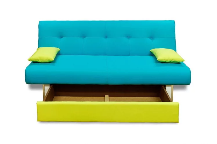 Диван MANGO 4 (2 категория) Бирюзовый/Салат_1