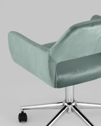 Стул офисный Ross велюр Оливковый_6