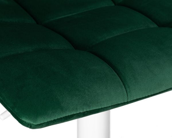 Стул барный DOBRIN TAILOR WHITE (зеленый велюр (MJ9-88)) 2 шт_7